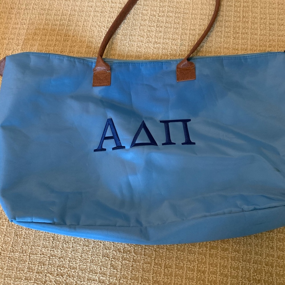 Large ADPI zipper tote
